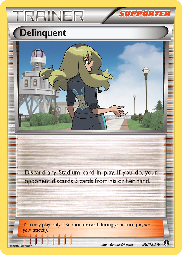 Delinquent (98/122) [XY: BREAKpoint] | Event Horizon Hobbies CA