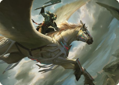 Cleaving Skyrider Art Card [Dominaria United Art Series] | Event Horizon Hobbies CA