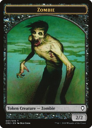 Zombie Token [Commander Anthology Volume II Tokens] | Event Horizon Hobbies CA