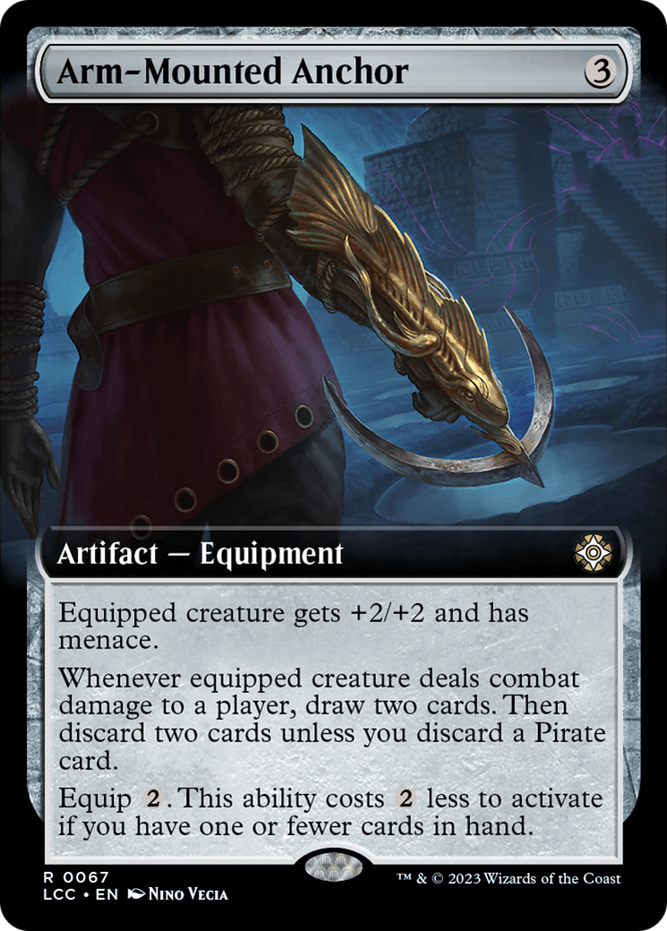 Arm-Mounted Anchor (Extended Art) [The Lost Caverns of Ixalan Commander] | Event Horizon Hobbies CA