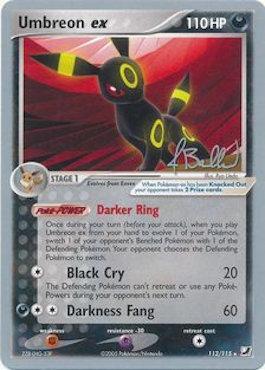 Umbreon ex (112/115) (Eeveelutions - Jimmy Ballard) [World Championships 2006] | Event Horizon Hobbies CA