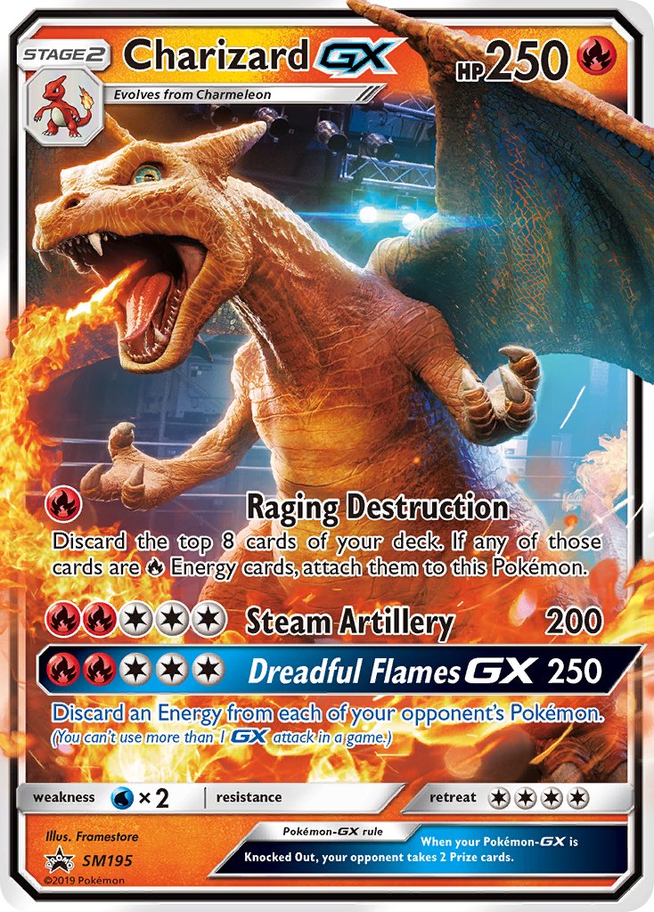 Charizard GX (SM195) [Sun & Moon: Black Star Promos] | Event Horizon Hobbies CA