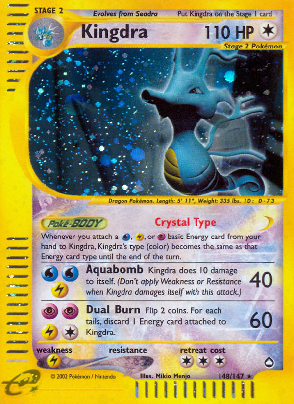 Kingdra (148/147) [Aquapolis] | Event Horizon Hobbies CA