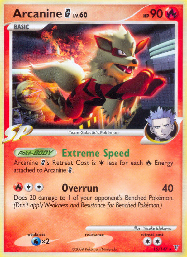 Arcanine G (15/147) (Theme Deck Exclusive) [Platinum: Supreme Victors] | Event Horizon Hobbies CA