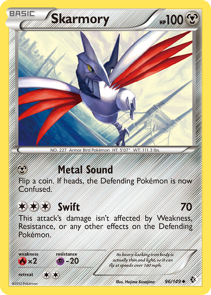 Skarmory (96/149) [Black & White: Boundaries Crossed] | Event Horizon Hobbies CA