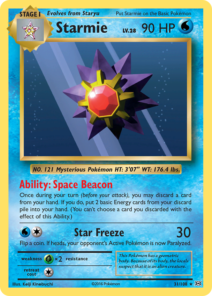 Starmie (31/108) [XY: Evolutions] | Event Horizon Hobbies CA