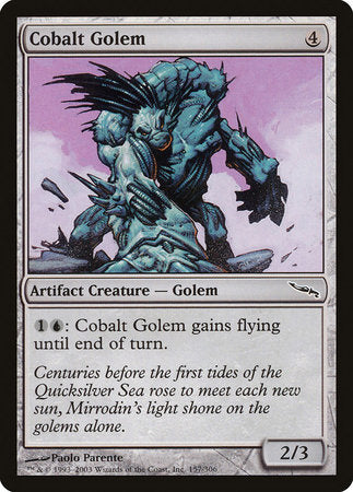 Cobalt Golem [Mirrodin] | Event Horizon Hobbies CA