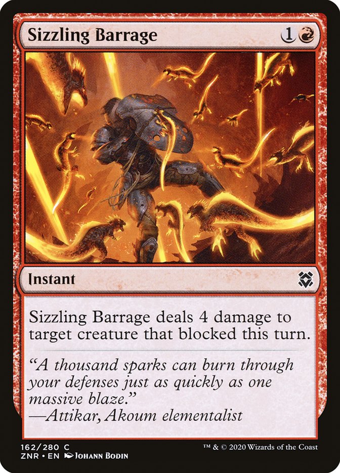 Sizzling Barrage [Zendikar Rising] | Event Horizon Hobbies CA