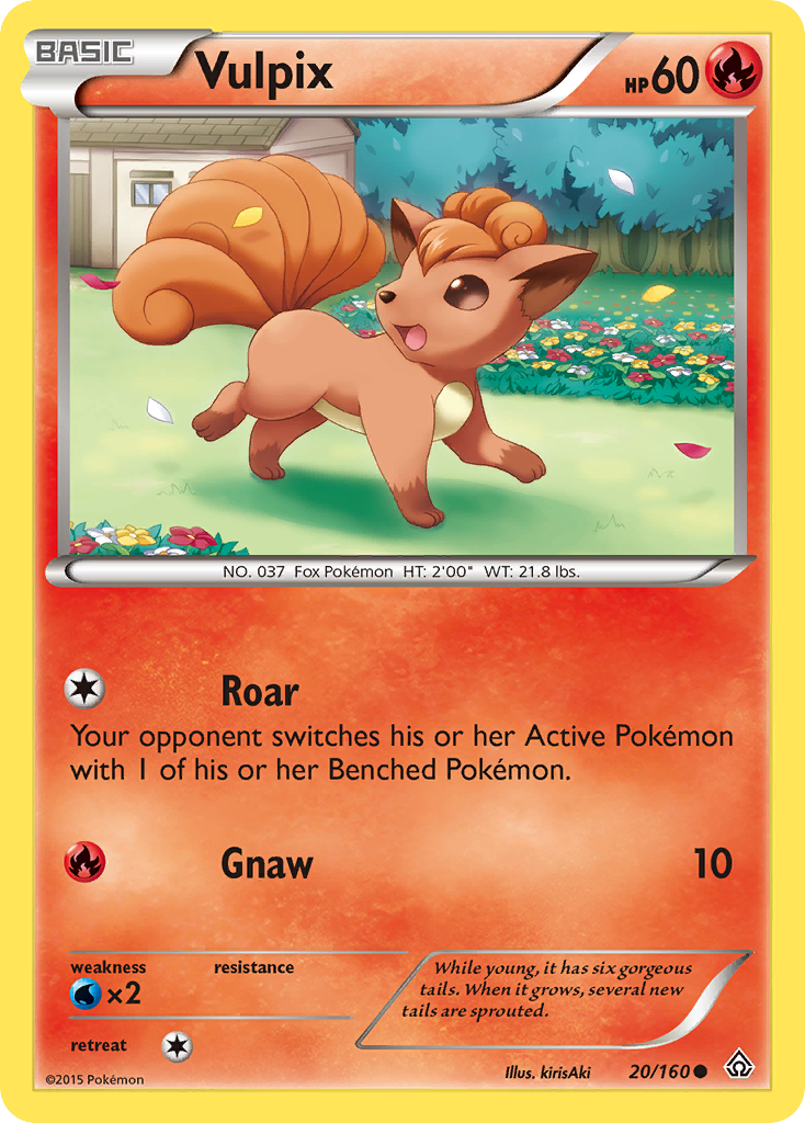 Vulpix (20/160) [XY: Primal Clash] | Event Horizon Hobbies CA