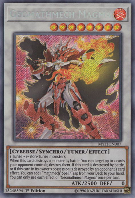 Geomathmech Magma [MYFI-EN007] Secret Rare | Event Horizon Hobbies CA