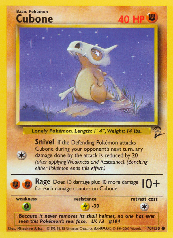 Cubone (70/130) [Base Set 2] | Event Horizon Hobbies CA