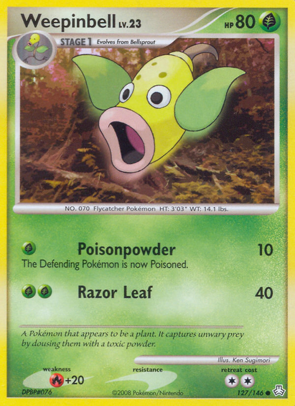 Weepinbell (127/146) [Diamond & Pearl: Legends Awakened] | Event Horizon Hobbies CA