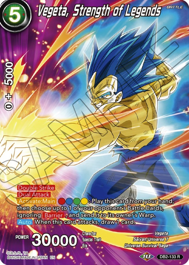 Vegeta, Strength of Legends (DB2-133) [Theme Selection: History of Vegeta] | Event Horizon Hobbies CA