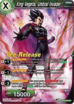 King Vegeta, Umbral Invader (BT13-064) [Supreme Rivalry Prerelease Promos] | Event Horizon Hobbies CA