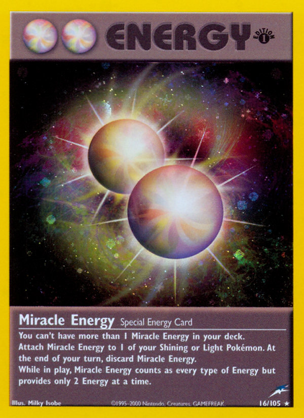 Miracle Energy (16/105) [Neo Destiny 1st Edition] | Event Horizon Hobbies CA