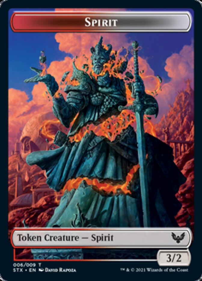 Spirit // Treasure Token [Strixhaven: School of Mages Tokens] | Event Horizon Hobbies CA