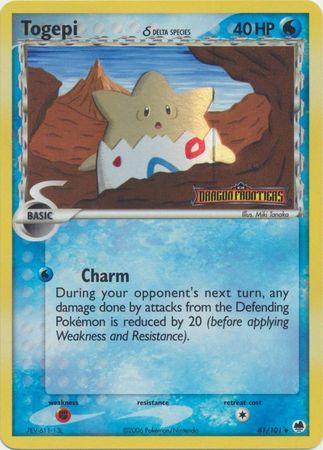 Togepi (41/101) (Delta Species) (Stamped) [EX: Dragon Frontiers] | Event Horizon Hobbies CA