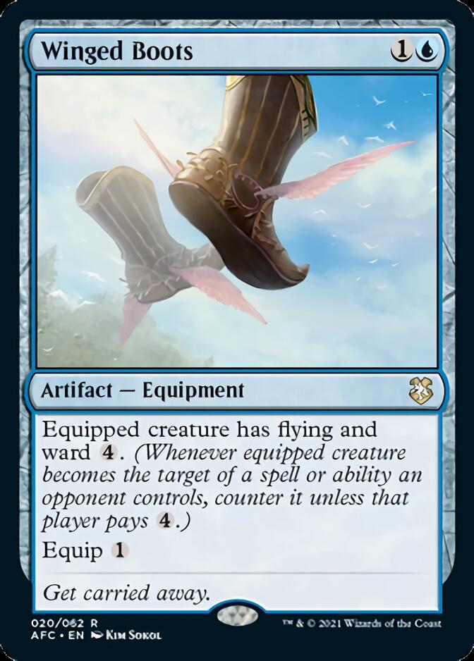 Winged Boots [Dungeons & Dragons: Adventures in the Forgotten Realms Commander] | Event Horizon Hobbies CA