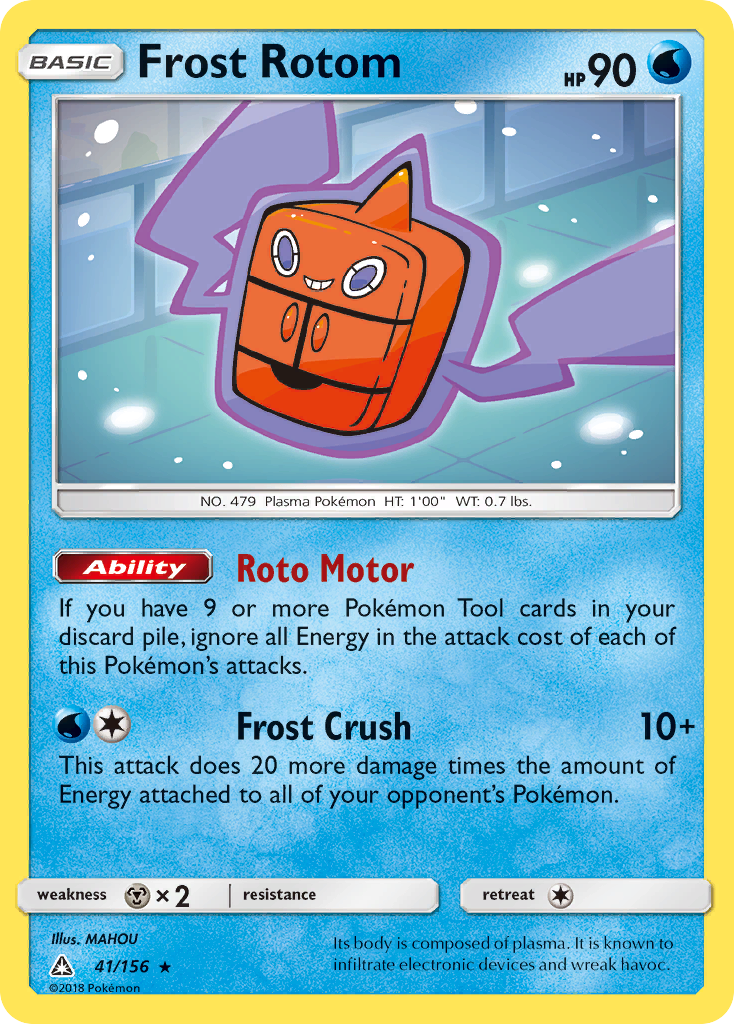 Frost Rotom (41/156) [Sun & Moon: Ultra Prism] | Event Horizon Hobbies CA