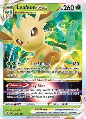 Leafeon VSTAR (SWSH195) [Sword & Shield: Black Star Promos] | Event Horizon Hobbies CA