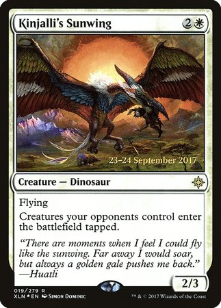 Kinjalli's Sunwing [Ixalan Promos] | Event Horizon Hobbies CA