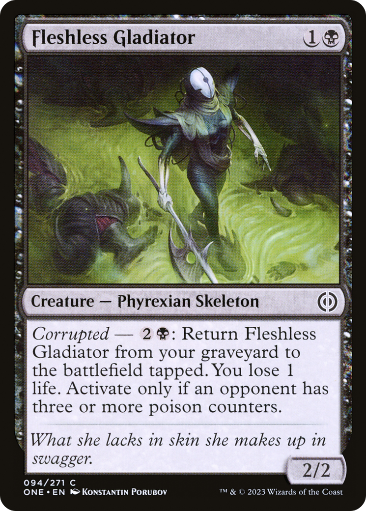 Fleshless Gladiator [Phyrexia: All Will Be One] | Event Horizon Hobbies CA