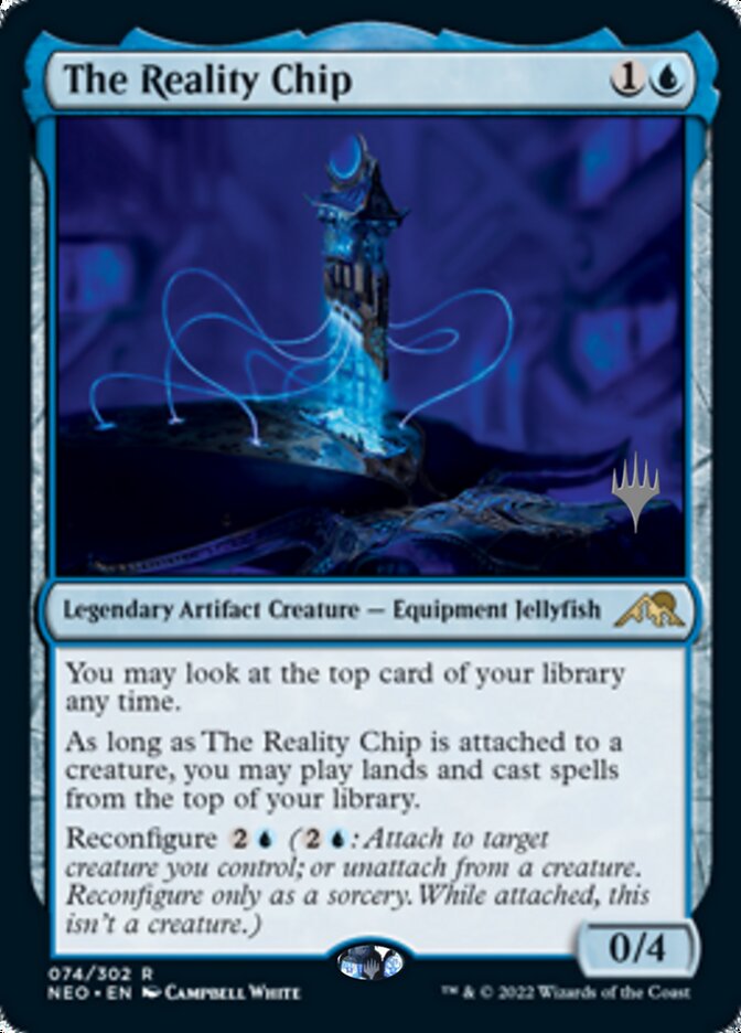 The Reality Chip (Promo Pack) [Kamigawa: Neon Dynasty Promos] | Event Horizon Hobbies CA