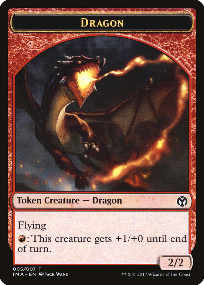 Dragon (005/007) [Iconic Masters Tokens] | Event Horizon Hobbies CA