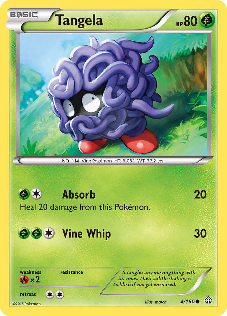 Tangela (4/160) [XY: Primal Clash] | Event Horizon Hobbies CA