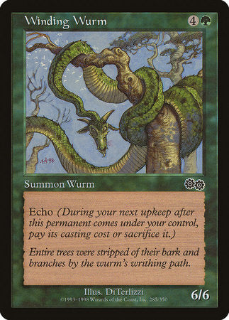 Winding Wurm [Urza's Saga] | Event Horizon Hobbies CA