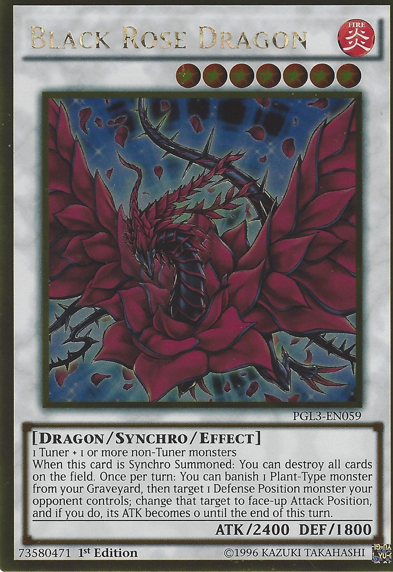 Black Rose Dragon [PGL3-EN059] Gold Rare | Event Horizon Hobbies CA