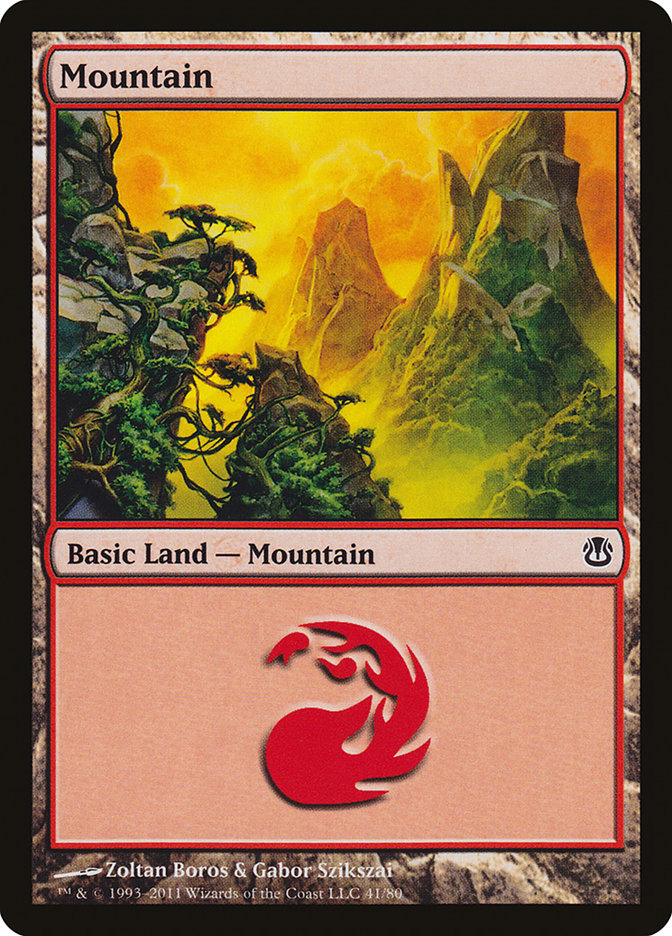 Mountain (41) [Duel Decks: Ajani vs. Nicol Bolas] | Event Horizon Hobbies CA