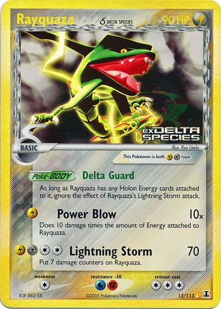 Rayquaza (13/113) (Delta Species) (Stamped) [EX: Delta Species] | Event Horizon Hobbies CA