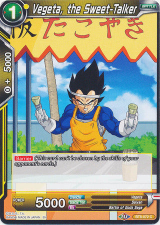 Vegeta, the Sweet-Talker (BT8-072) [Malicious Machinations] | Event Horizon Hobbies CA