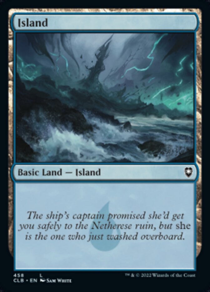 Island (458) [Commander Legends: Battle for Baldur's Gate] | Event Horizon Hobbies CA