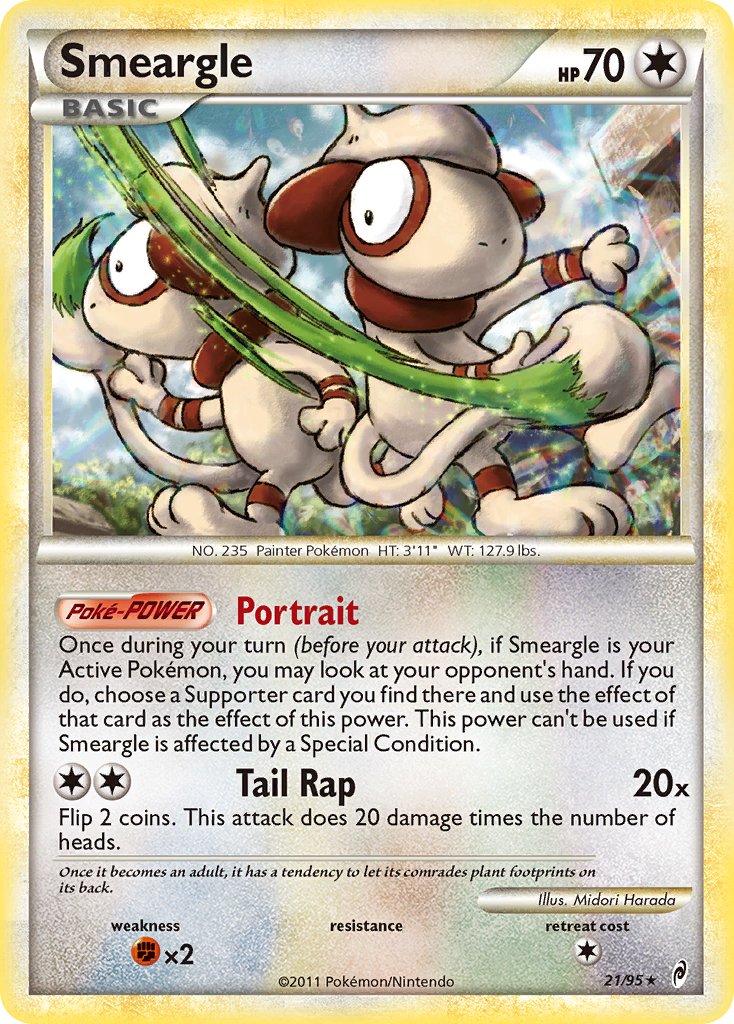 Smeargle (21/95) [HeartGold & SoulSilver: Call of Legends] | Event Horizon Hobbies CA