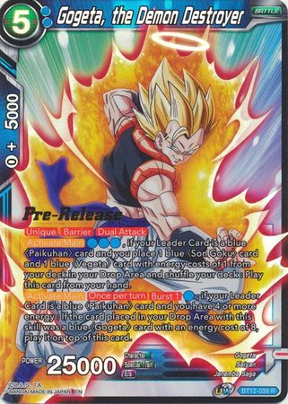 Gogeta, the Demon Destroyer (BT12-039) [Vicious Rejuvenation Prerelease Promos] | Event Horizon Hobbies CA