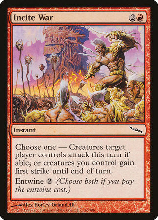 Incite War [Mirrodin] | Event Horizon Hobbies CA