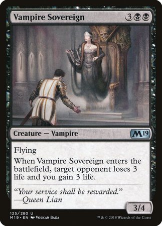 Vampire Sovereign [Core Set 2019] | Event Horizon Hobbies CA