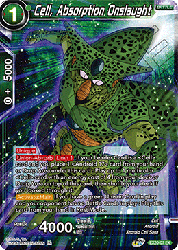 Cell, Absorption Onslaught (EX20-07) [Ultimate Deck 2022] | Event Horizon Hobbies CA