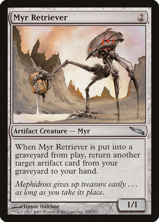 Myr Retriever [Mirrodin] | Event Horizon Hobbies CA