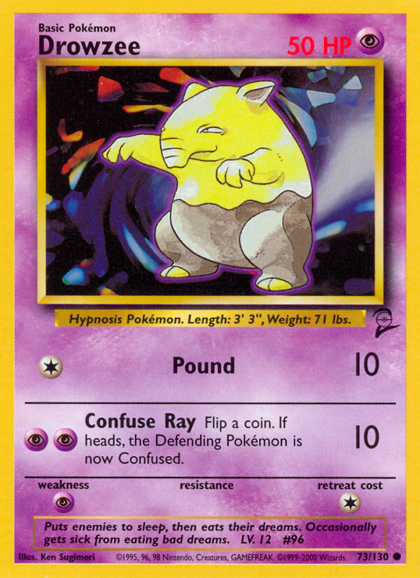 Drowzee (73/130) [Base Set 2] | Event Horizon Hobbies CA