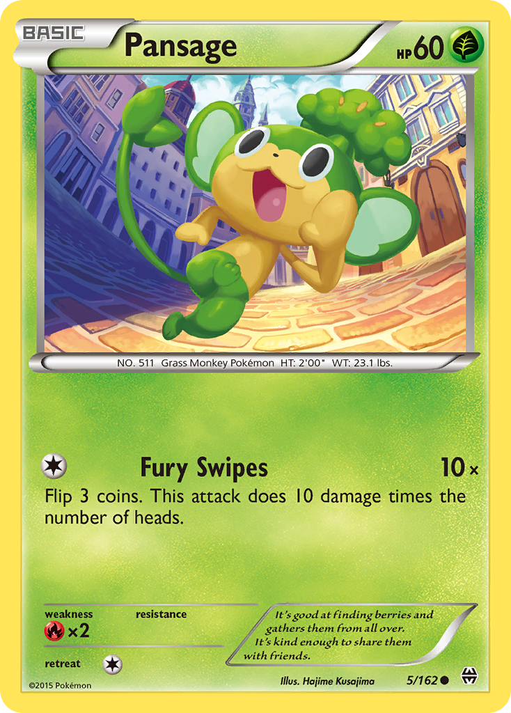 Pansage (5/162) [XY: BREAKthrough] | Event Horizon Hobbies CA