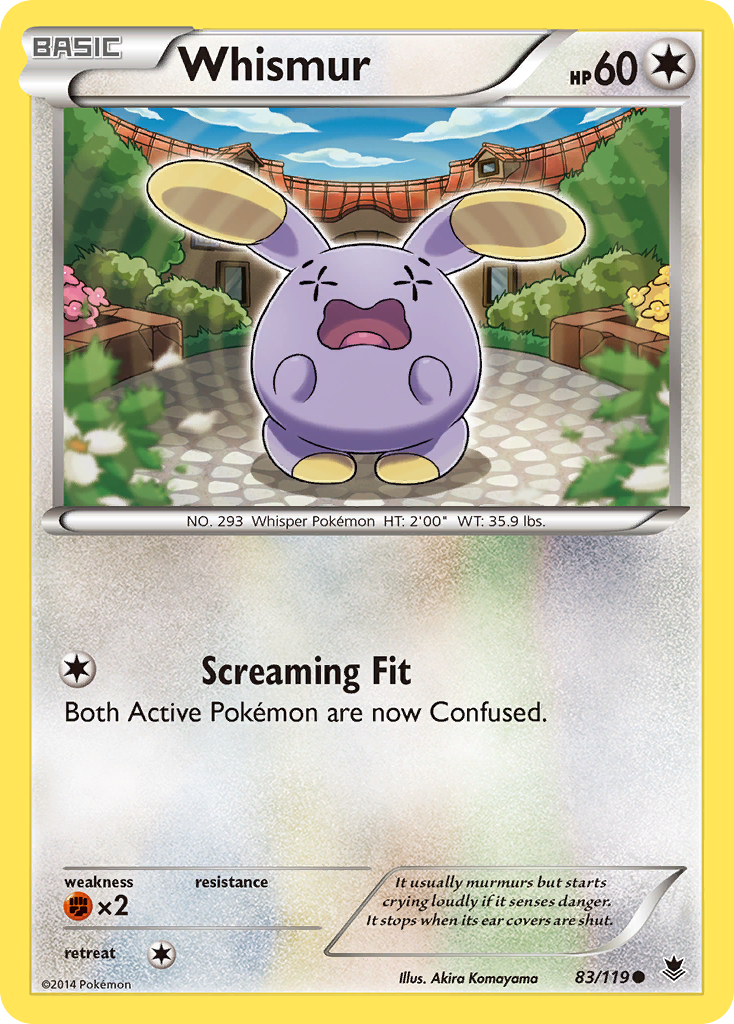 Whismur (83/119) [XY: Phantom Forces] | Event Horizon Hobbies CA