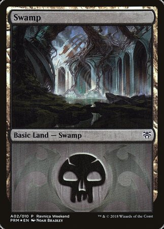 Swamp - Dimir (A02) [GRN Ravnica Weekend] | Event Horizon Hobbies CA