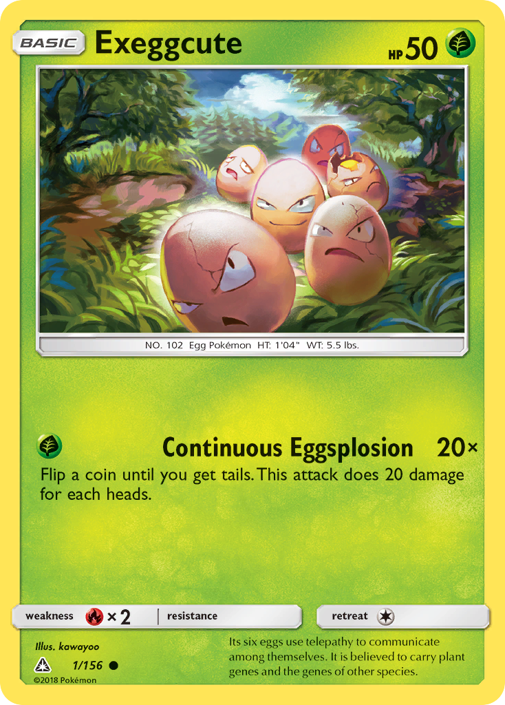 Exeggcute (1/156) [Sun & Moon: Ultra Prism] | Event Horizon Hobbies CA