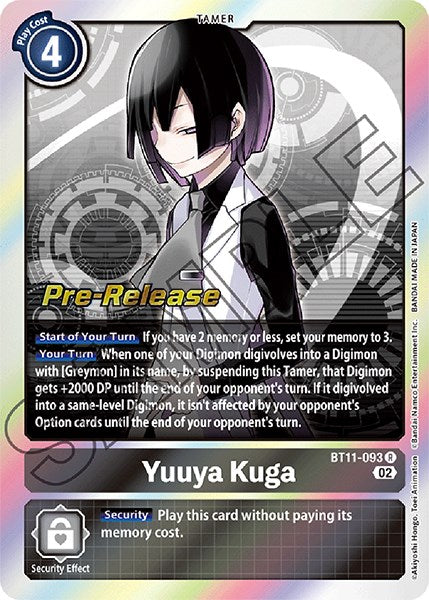 Yuuya Kuga [BT11-093] [Dimensional Phase Pre-Release Promos] | Event Horizon Hobbies CA