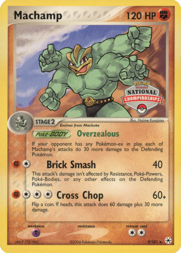 Machamp (9/101) (National Championships Promo) [EX: Hidden Legends] | Event Horizon Hobbies CA