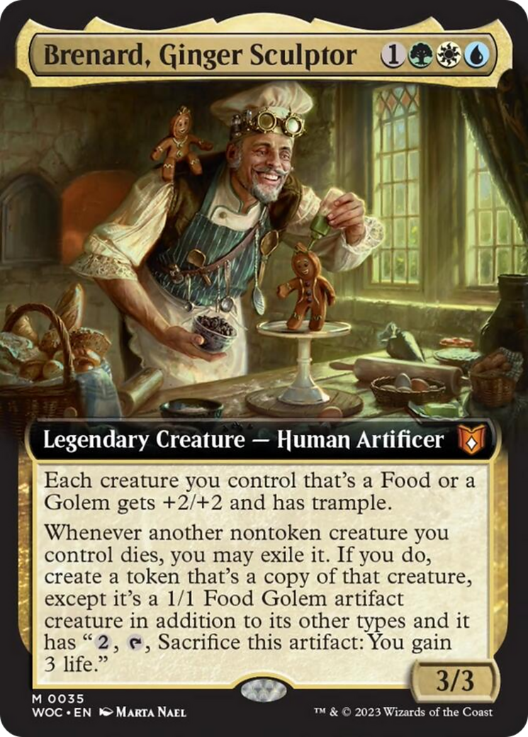 Brenard, Ginger Sculptor (Extended Art) [Wilds of Eldraine Commander] | Event Horizon Hobbies CA