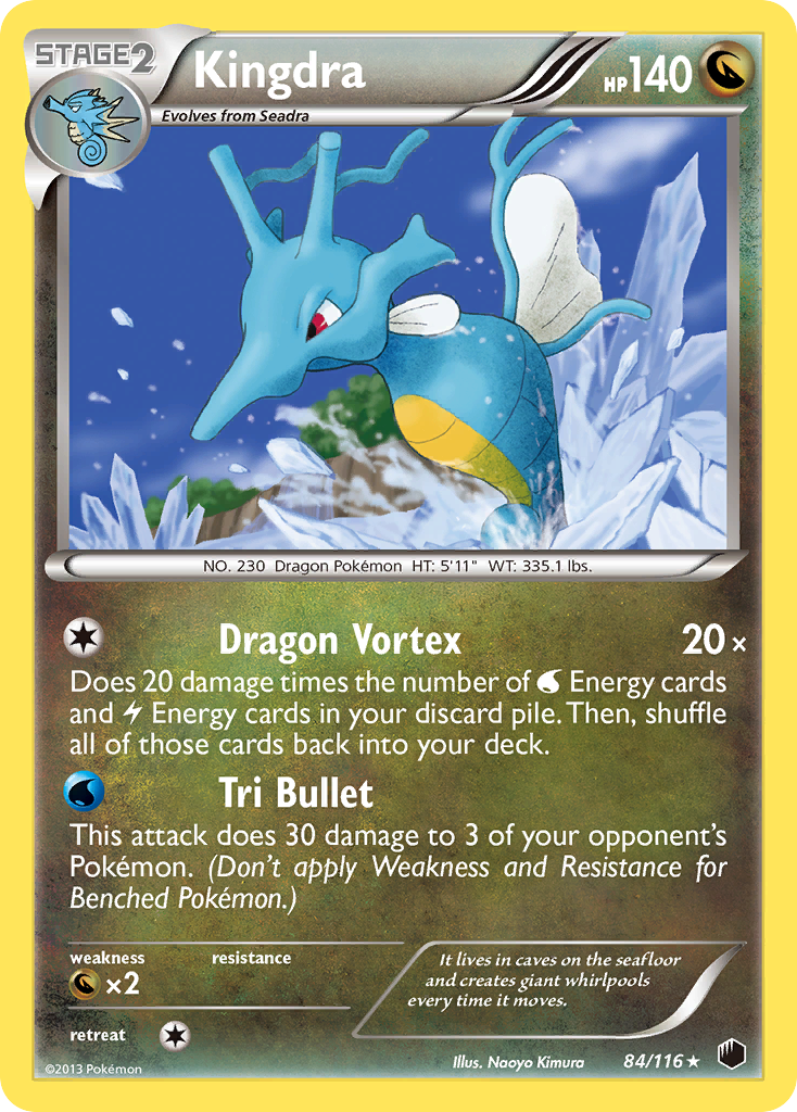 Kingdra (84/116) [Black & White: Plasma Freeze] | Event Horizon Hobbies CA